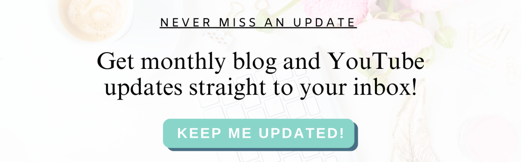 get monthly blog and youtube updates to your email.