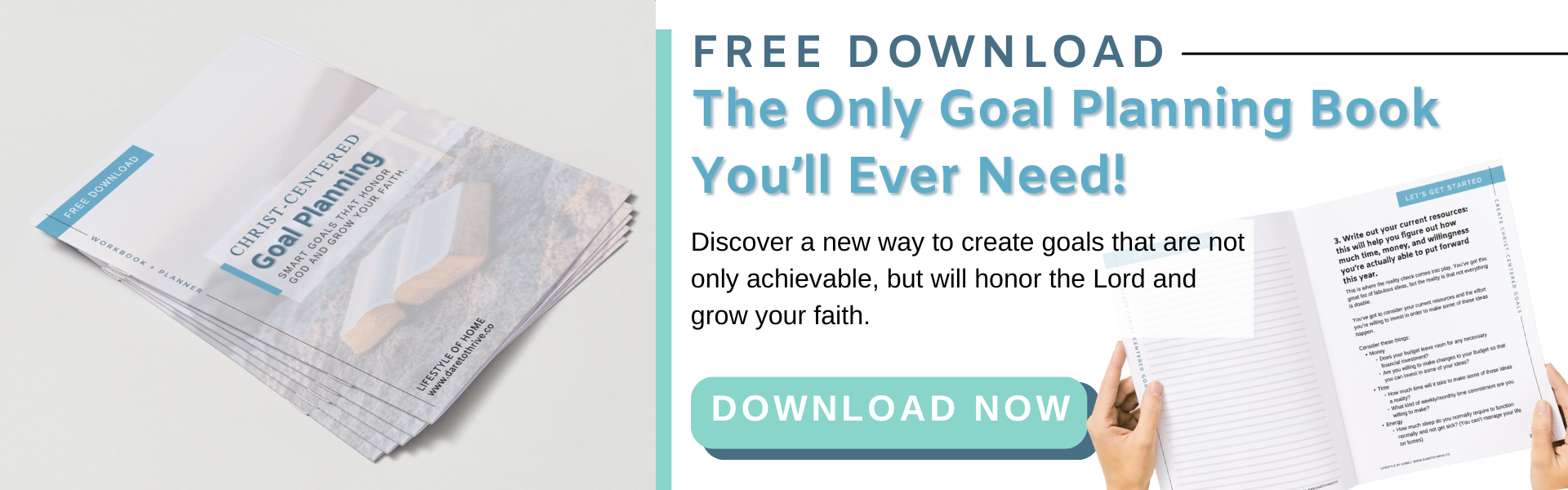 create Christ-centered goals